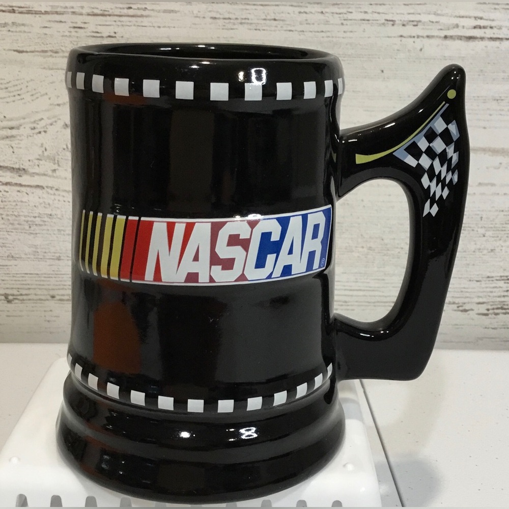 Vintage 2004 Nascar Coffee Mug Beer Stein Large 20 Ounce Ceramic